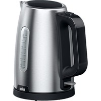 Braun PurShine WK102AI-WK1500BK bollitore elettrico 1,7 L 2200 W Nero, Acciaio inox accaio/Nero, 1,7 L, 2200 W, Nero, Acciaio inox, Metallo, Indicatore del livello dell'acqua, Arresto di sicurezza contro il surriscaldamento