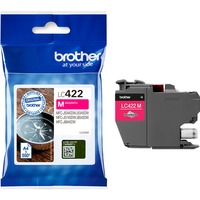 Brother LC422M cartuccia d'inchiostro 1 pz Originale Magenta Magenta, 1 pz, 550 pagine, Confezione singola