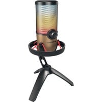 CHERRY UM 9.0 PRO RGB Nero, Rame Microfono da tavolo Nero/rame, Microfono da tavolo, 24 bit, 192 kHz, 122 dB, Cablato, USB