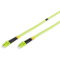Digitus Cavo patch LWL, duplex, connettore LC > LC, multimodo OM5 verde chiaro
