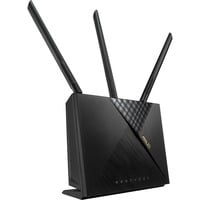 ASUS 4G-AX56 router wireless Gigabit Ethernet Dual-band (2.4 GHz/5 GHz) Nero Wi-Fi 6 (802.11ax), Dual-band (2.4 GHz/5 GHz), Collegamento ethernet LAN, 3G, Nero, Router da tavolo