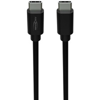 Ansmann Cavo dati e di ricarica USB Tipo-C a Tipo-C Nero