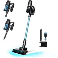 Cecotec Conga Rockstar 1500 Ray Eternal, Aspirapolvere verticale Nero/Blu