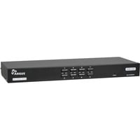 Inter-Tech AS-9108HA switch per keyboard-video-mouse (kvm) Montaggio rack Nero, Switch KVM 4096 x 2160 Pixel, 4K Ultra HD, Montaggio rack, Nero