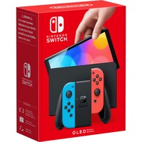Nintendo Switch (modello Oled) Rosso neon/Blu neon, schermo 7 pollici, Console portatile Neon rosso/Neon blu, schermo 7 pollici, Nintendo Switch, NVIDIA Custom Tegra, Blu, Rosso, Analogico/Digitale, Tasto Home, Pulsante di accensione, Pulsanti
