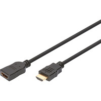 Digitus Cavo di prolunga HDMI High Speed con Ethernet Nero