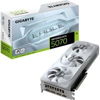 GIGABYTE GeForce RTX 5070 EAGLE OC ICE SFF 12G Scheda Grafica - 12GB GDDR7, 192 bit, PCI-E 5.0, 2587 MHz Core Clock, 3 x DP 2.1a, 1 x HDMI 2.1b, NVIDIA DLSS 4, GV-N5070EAGLEOC ICE-12GD bianco, 192 bit, PCI-E 5.0, 2587 MHz Core Clock, 3 x DP 2.1a, 1 x HDMI 2.1b, NVIDIA DLSS 4, GV-N5070EAGLEOC ICE-12GD, GeForce RTX 5070, 12 GB, GDDR7, 192 bit, 7680 x 4320 Pixel, PCI Express x16 5.0