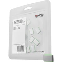 Lindy 40438 clip sicura USB tipo-C Verde 10 pz, Sicurezza verde, USB tipo-C, Verde, 10 pz, 10 g