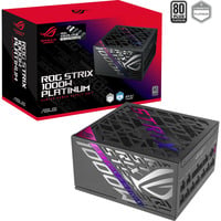 ASUS ROG-STRIX-1000P-GAMING-E, Alimentatore PC Nero, 1000 W, 100 - 240 V, Attivo, 130 W, 1000 W, 130 W