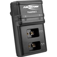 Ansmann Powerline 2, Caricabatterie Nero, Nero, Caricabatteria per interni, 230 V, 50 Hz, 10 V, 0,075 A