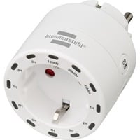 Brennenstuhl Presa timer Brenn Countdown, Presa commutata bianco