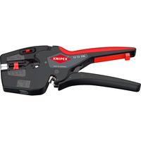 KNIPEX NexStrip utensile multifunzione per elettricista, Pinza stripper Nero/Rosso