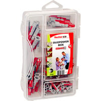 fischer DuoPower-Box mini, Tassello grigio chiaro/Rosso