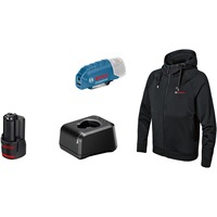 Bosch Heat+Jacket GHH 12+18V Kit taglia 2XL, Abbigliamento da lavoro Nero