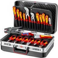 KNIPEX Valigetta per attrezzi "Vision24" Elektro, Set di strumenti Nero