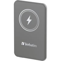 Verbatim Charge 'n' Go Polimeri di litio (LiPo) 5000 mAh Carica wireless Grigio, Powerbank  grigio, 5000 mAh, Polimeri di litio (LiPo), Quick Charge 3.0, Carica wireless, Grigio