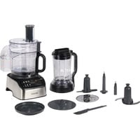 Kenwood MultiPro OneTouch robot da cucina 1000 W 3 L Nero, Acciaio inox Bilance incorporate argento/Nero, 3 L, Nero, Acciaio inox, Pulsanti, 1,5 L, Plastica, Plastica