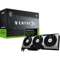MSI GeForce RTX 5070 Ti 16G VENTUS 3X OC NVIDIA 16 GB GDDR7, Scheda grafica GeForce RTX 5070 Ti, 16 GB, GDDR7, 256 bit, 7680 x 4320 Pixel, PCI Express 5.0