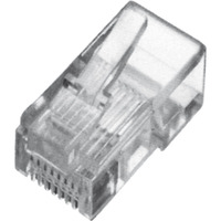 Digitus Connettori modulari CAT.5e per cavo rotondo, non schermati, 100 pezzi, Spina 