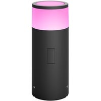 Philips Hue Piedistallo Calla per esterni, Luce LED Nero, Philips Hue White and Color ambiance Piedistallo Calla per esterni, Illuminazione su base/asta intelligente, Bluetooth/Zigbee, Nero, LED, Alluminio, Lampadina/e non sostituibile/i