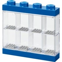 Room Copenhagen LEGO Vetrina per minifigure blu, Scatola di immagazzinaggio blu/trasparente