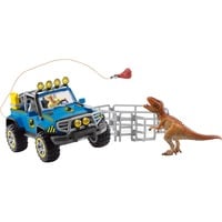 Schleich Dinosaurs Fuoristrada con avamposto per dinosauri, Gioco figura Dinosaurs and volcano, Research station, 4 anno/i, Multicolore, Plastica