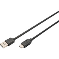 Digitus Cavo di collegamento USB 2.0 USB-A > USB-C Nero