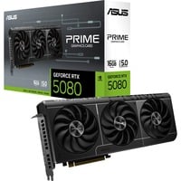 ASUS Prime -RTX5080-16G NVIDIA GeForce RTX 5080 16 GB GDDR7, Scheda grafica GeForce RTX 5080, 16 GB, GDDR7, 256 bit, 7680 x 4320 Pixel, PCI Express 5.0