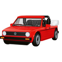 COBI Volkswagen Golf Cabriolet (1979-1993), Giochi di costruzione rosso