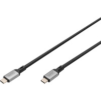 Digitus Cavo USB4 Gen 2x2, connettore USB-C > connettore USB-C, 20 Gbit/s Nero/grigio