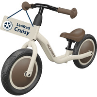 HUDORA Bicicletta senza pedali Cruisy 10", Girante Mocha