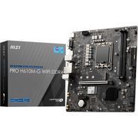 MSI PRO H610M-G WIFI DDR4 scheda madre Intel H610 LGA 1700 micro ATX Intel, LGA 1700, Intel® Celeron®, Intel® Pentium®, Intel® Pentium® Gold, LGA 1700, DDR4-SDRAM, 64 GB