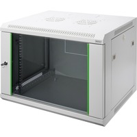 Digitus Alloggiamento a parete Serie Dynamic Basic - 600 x 450 mm (L x P), IT armadio grigio chiaro, Da parete, 12U, 60 kg, Grigio