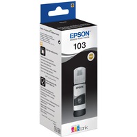 Epson 103 Originale, Inchiostro Originale, Nero, Epson, L1110, L1110 CIS, L1110 MEAF, L3100 CIS, L3101 CIS, L3110, L3110 CIS, L3110 MEAF, L3111, L3111..., 70 ml, Stampa inkjet