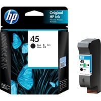 HP Cartuccia originale inchiostro nero 45 grande Nero, Inchiostro a base di pigmento, Inchiostro colorato, 1 pz, 930 pagine, Vendita al dettaglio
