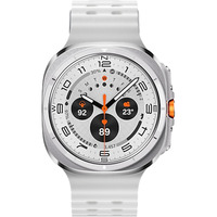 Samsung Galaxy Watch Ultra 3,81 cm (1.5") AMOLED 47 mm Digitale 480 x 480 Pixel Touch screen 4G Titanio, Bianco Wi-Fi GPS (satellitare), Smartwatch 3,81 cm (1.5"), AMOLED, Touch screen, 64 GB, GPS (satellitare), 60,5 g