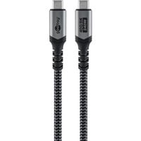 goobay Cavo USB4 Gen 3x2, connettore USB-C > connettore USB-C, 40Gbit/s Nero/grigio