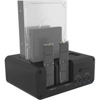 ICY BOX IB-2925MS-CU31, Docking station Nero