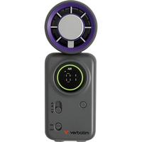 Verbatim Cool 'n' Go Ice Touch Mini, Ventilatore grigio/Viola
