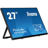 iiyama ProLite T2755QSC-B1 Monitor PC 68,6 cm (27") 2560 x 1440 Pixel Quad HD LCD Touch screen Nero, Monitor LED Nero (opaco), 68,6 cm (27"), 2560 x 1440 Pixel, Quad HD, LCD, 5 ms, Nero