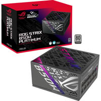 ASUS ROG Strix 850W Platinum (ROG Equalizer), Alimentatore PC Nero, 850 W, 100 - 240 V, Attivo, 130 W, 850 W, 130 W