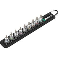 Wera Belt A Imperial 1 Set di bussole Zyklop con punta esagonale interna, chiave combinata   Nero