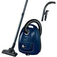 Bosch Serie 4 BGD38BU2 aspirapolvere a traino 4 L Aspiratore a cilindro Secco 600 W Sacchetto per la polvere blu scuro, 600 W, Aspiratore a cilindro, Secco, Sacchetto per la polvere, 4 L, PureAir