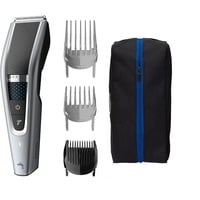 Philips Serie 5000 Regolacapelli HC5630/15, Tagliacappelli argento/Nero, Nero, Argento, 0,5 mm, 2,8 cm, 4,1 cm, Acciaio inox, Batteria