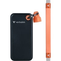 Verbatim Pocket SSD 2 TB USB tipo-C 3.2 Gen 2 (3.1 Gen 2) Nero, Arancione, Disco a stato solido Nero/Orange, 2 TB, USB tipo-C, 3.2 Gen 2 (3.1 Gen 2), 1000 MB/s, 10 Gbit/s, Nero, Arancione