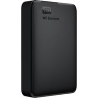 WD WD Elements Portable disco rigido esterno 4000 GB Nero, Hard-disk Nero, 4000 GB, 2.5", 3.2 Gen 1 (3.1 Gen 1), Nero