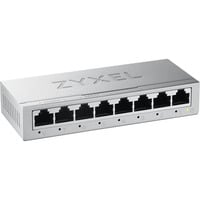 Zyxel GS-108BV5-EU0101F switch di rete Non gestito L2 Gigabit Ethernet (10/100/1000), Interruttore argento, Non gestito, L2, Gigabit Ethernet (10/100/1000)