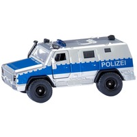 SIKU Rheinmetall MAN Survivor R Modello di auto della polizia Preassemblato 1:50, Veicolo modello argento/Blu, Modello di auto della polizia, Preassemblato, 1:50, Rheinmetall MAN Survivor R, Qualsiasi tipo, Plastica, Metallo