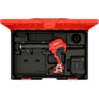 fischer Dispositivo di spremitura a batteria FIS DB S Pro, 18Volt, Pistola per silicone rosso/Nero