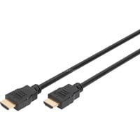 Digitus Cavo HDMI ad alta velocità con Ethernet, tipo A Nero